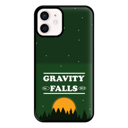 Green Forest Sunset  Phone Case for iPhone 13 Mini