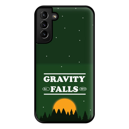 Green Forest Sunset  Phone Case for Galaxy S21 Plus