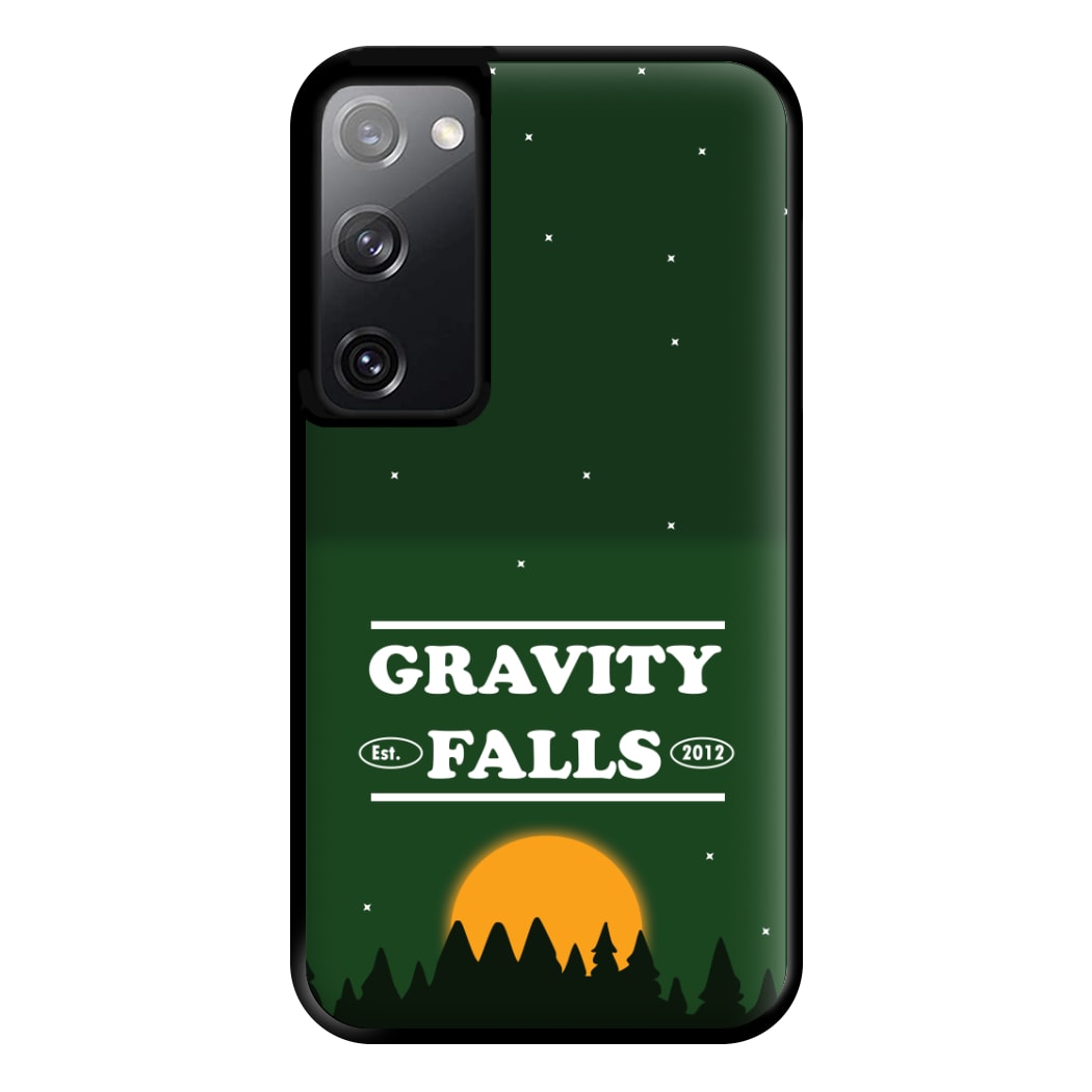 Green Forest Sunset  Phone Case for Galaxy S20