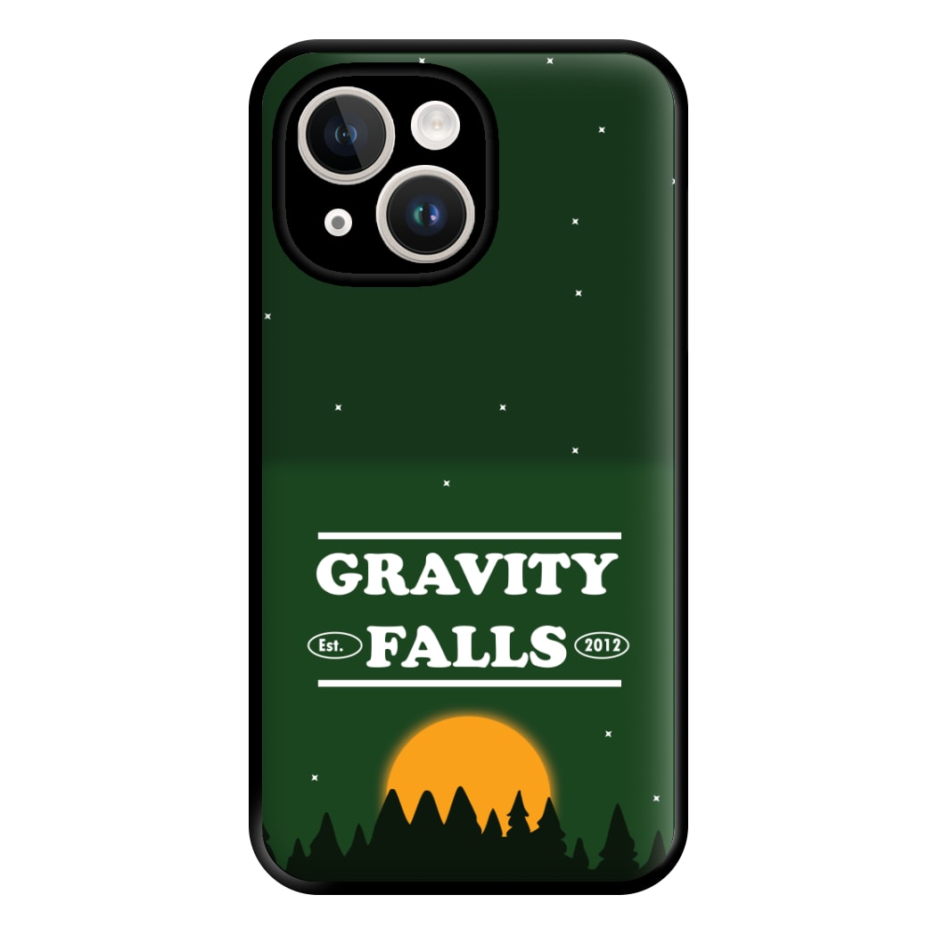 Green Forest Sunset  Phone Case for iPhone 14 Plus