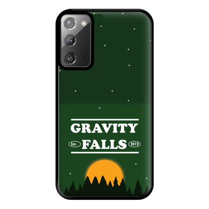 Green Forest Sunset  Phone Case for Galaxy Note 20 Ultra