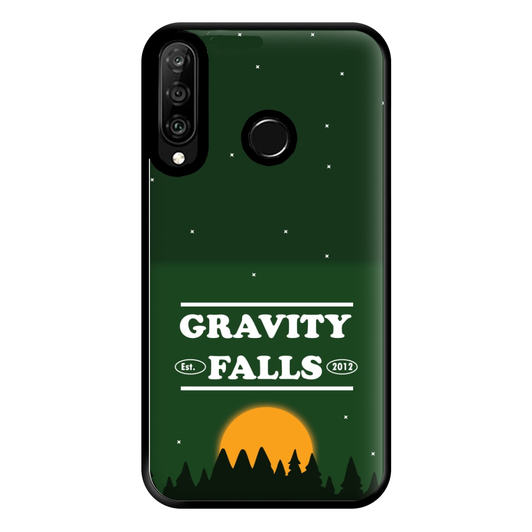 Green Forest Sunset  Phone Case for Huawei P30 Lite