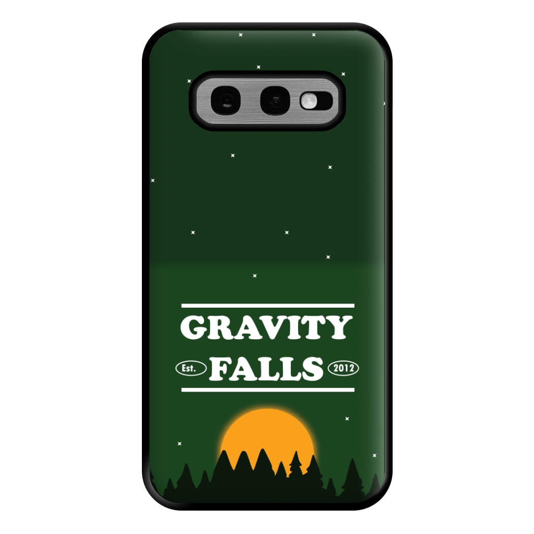 Green Forest Sunset  Phone Case for Galaxy S10e