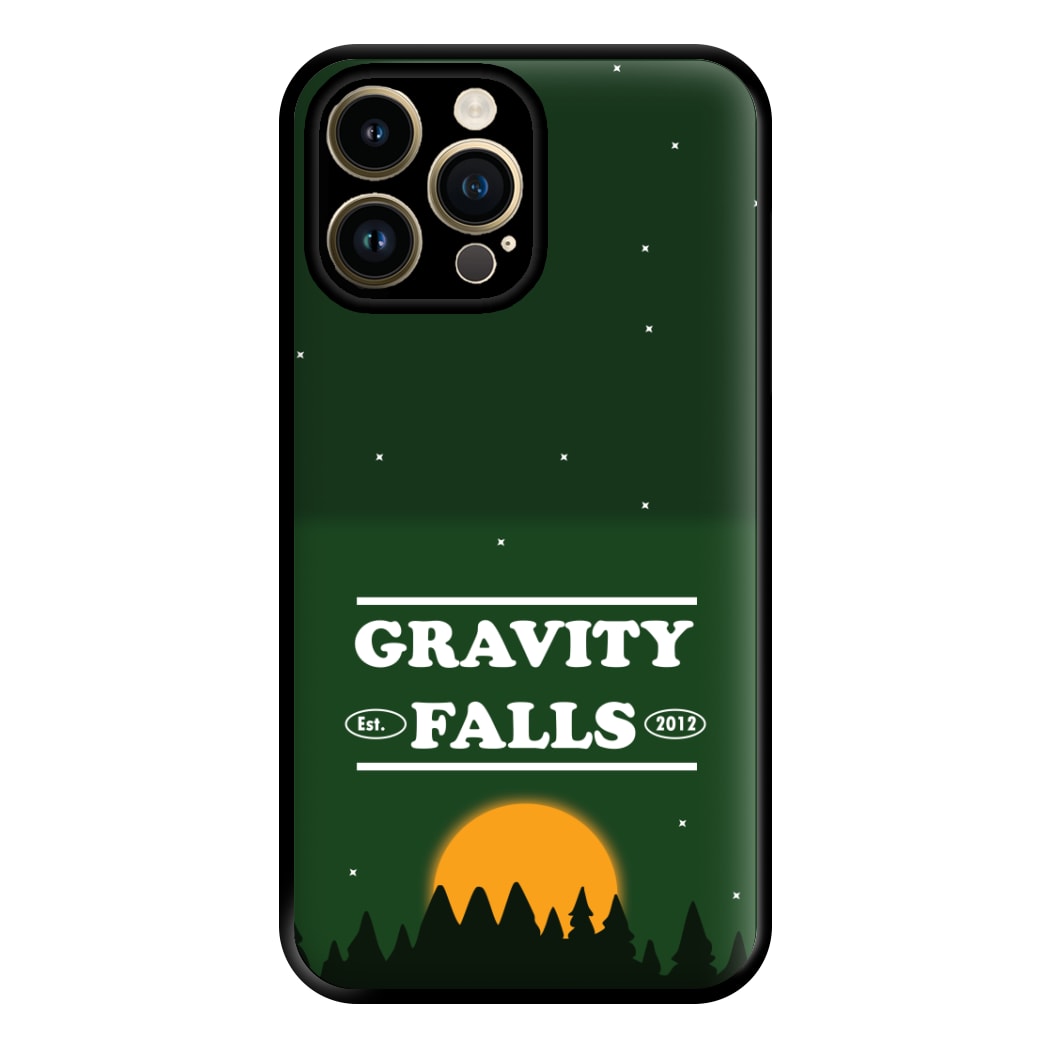 Green Forest Sunset  Phone Case for iPhone 14 Pro Max