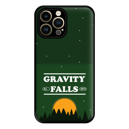 Green Forest Sunset  Phone Case for iPhone 14 Pro Max