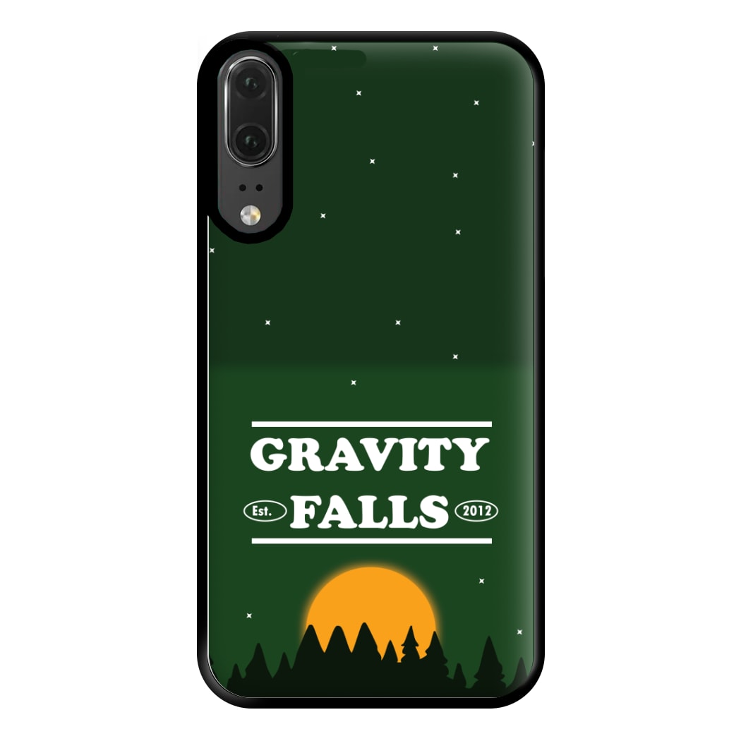 Green Forest Sunset  Phone Case for Huawei P20