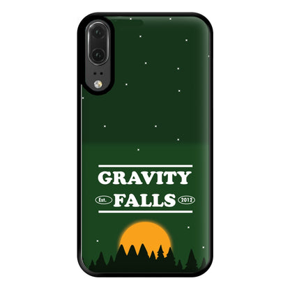 Green Forest Sunset  Phone Case for Huawei P20