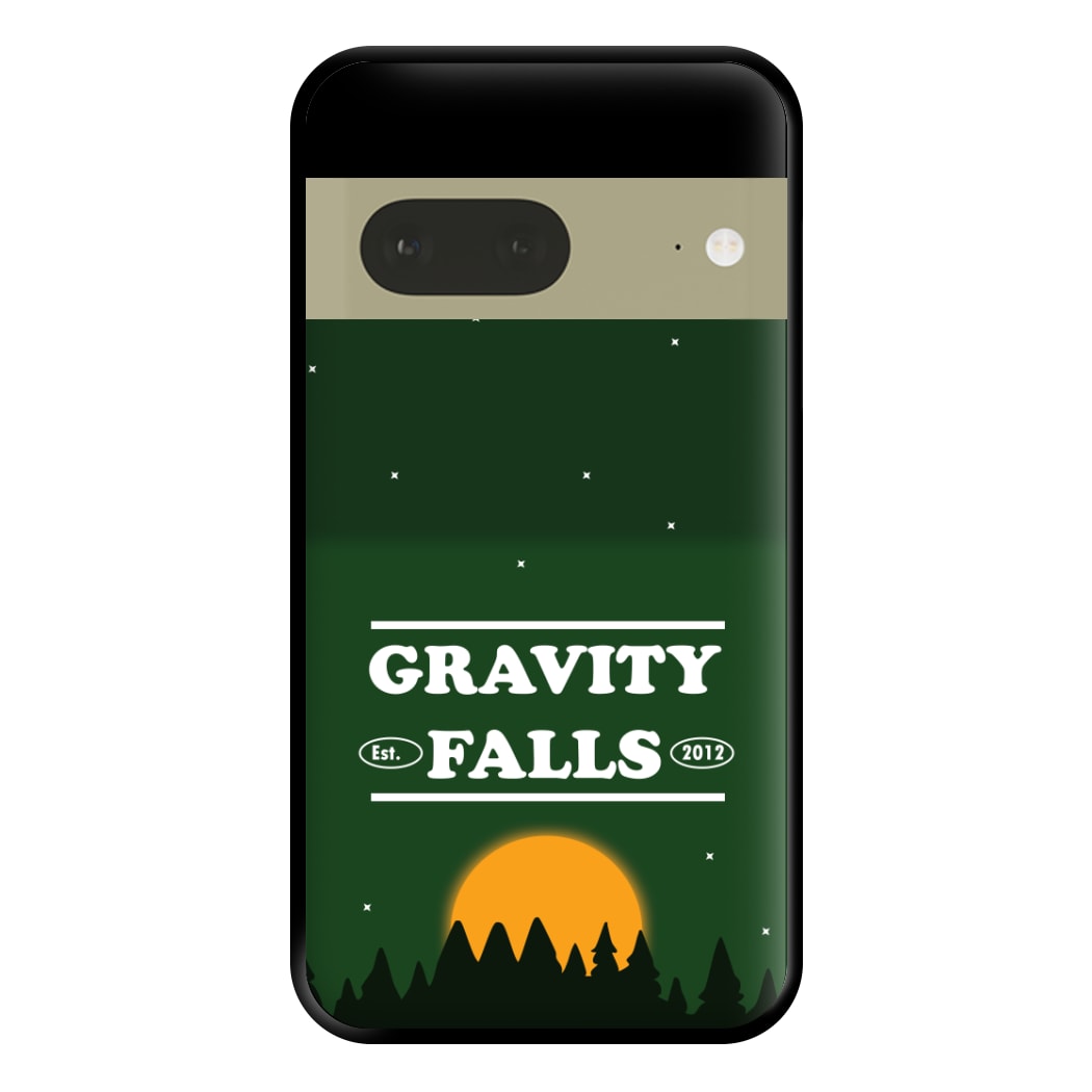 Green Forest Sunset  Phone Case for Google Pixel 7a