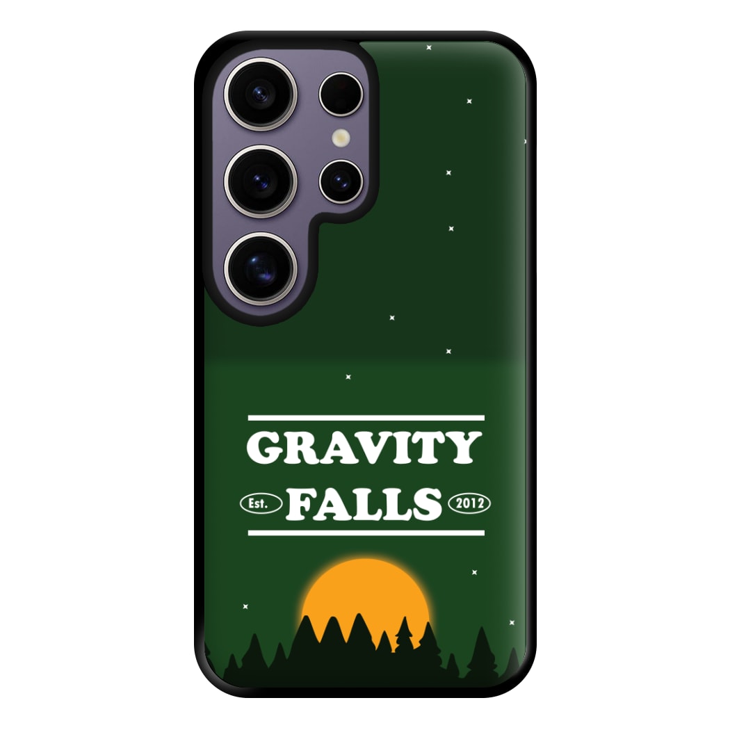 Green Forest Sunset  Phone Case for Galaxy S25 Ultra