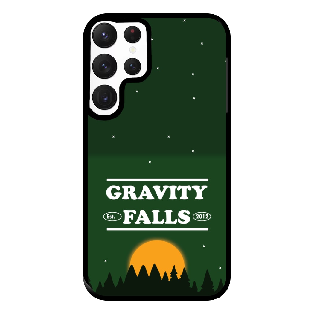 Green Forest Sunset  Phone Case for Galaxy S22 Ultra