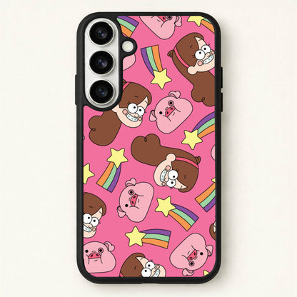 Mabel And Stars Pattern Phone Case for Galaxy S26