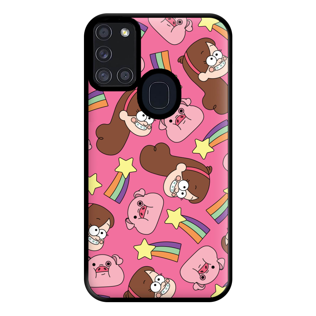 Mabel And Stars Pattern Phone Case for Galaxy A21s