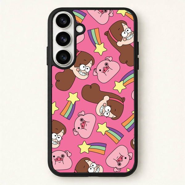 Mabel And Stars Pattern Phone Case for Galaxy S26 Plus
