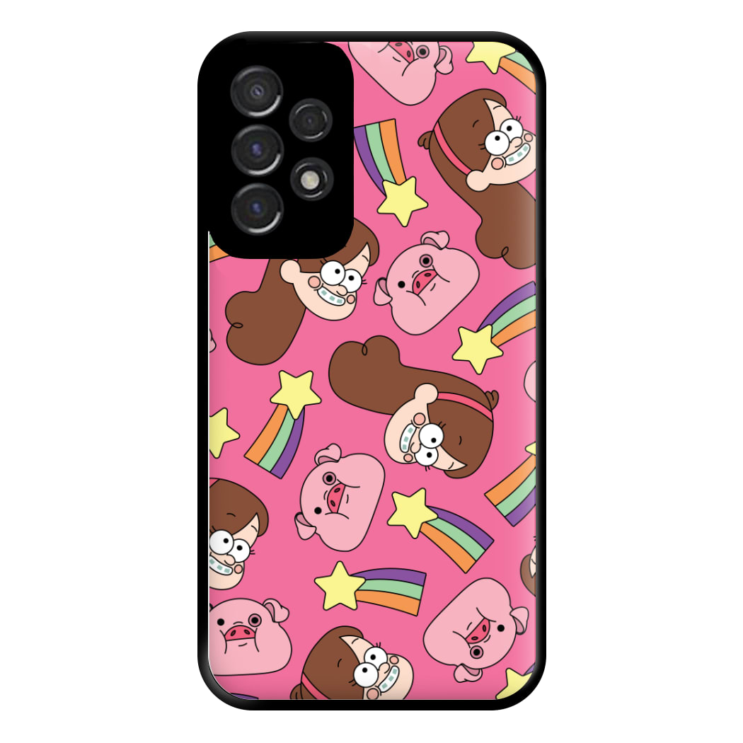 Mabel And Stars Pattern Phone Case for Galaxy A53