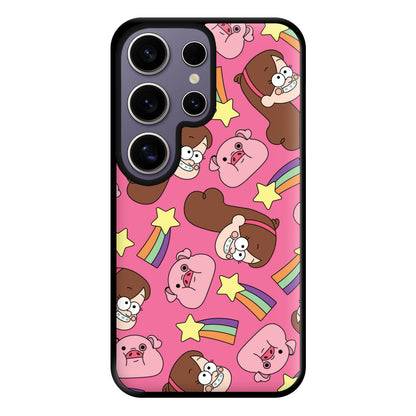 Mabel And Stars Pattern Phone Case for Galaxy S25 Ultra