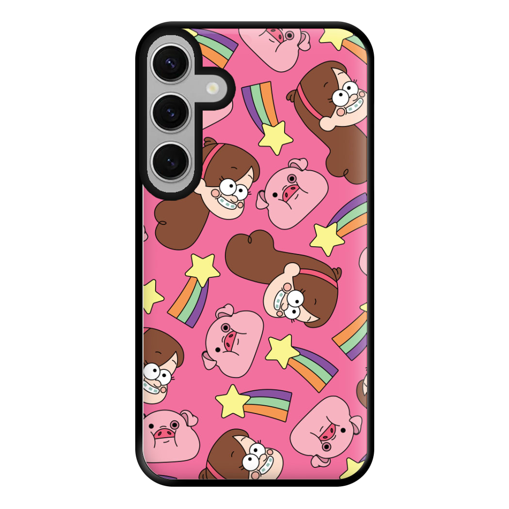 Mabel And Stars Pattern Phone Case for Galaxy S24FE