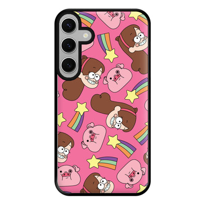 Mabel And Stars Pattern Phone Case for Galaxy S24FE