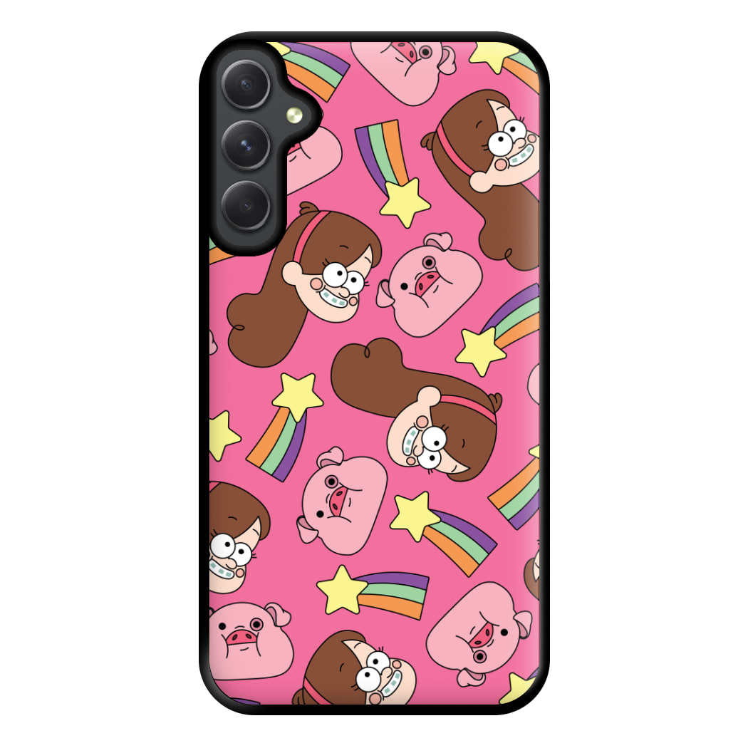 Mabel And Stars Pattern Phone Case for Galaxy A34