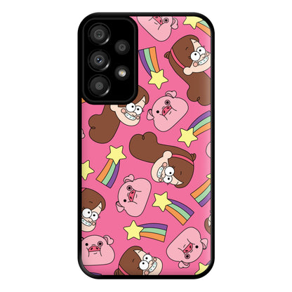 Mabel And Stars Pattern Phone Case for Galaxy A33