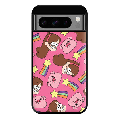 Mabel And Stars Pattern Phone Case for Google Pixel 8 Pro