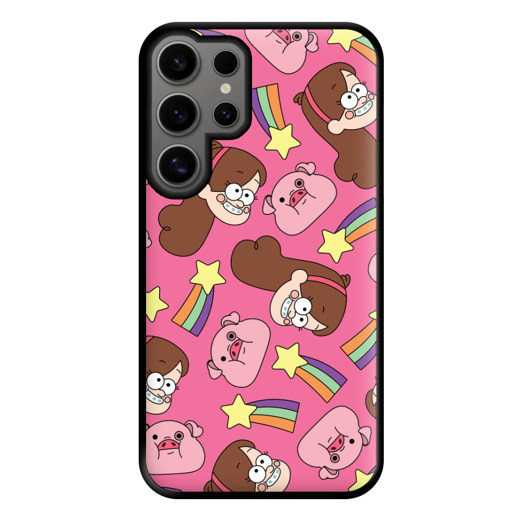 Mabel And Stars Pattern Phone Case for Galaxy S24 Ultra