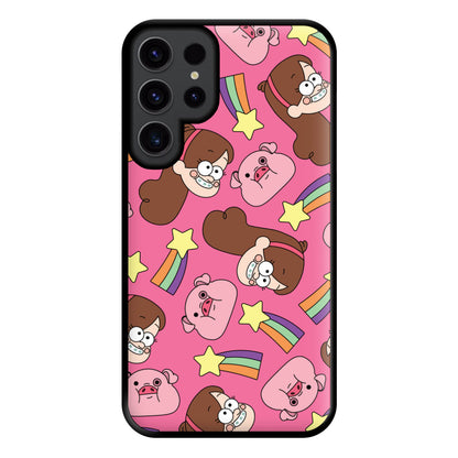 Mabel And Stars Pattern Phone Case for Galaxy S23 Ultra