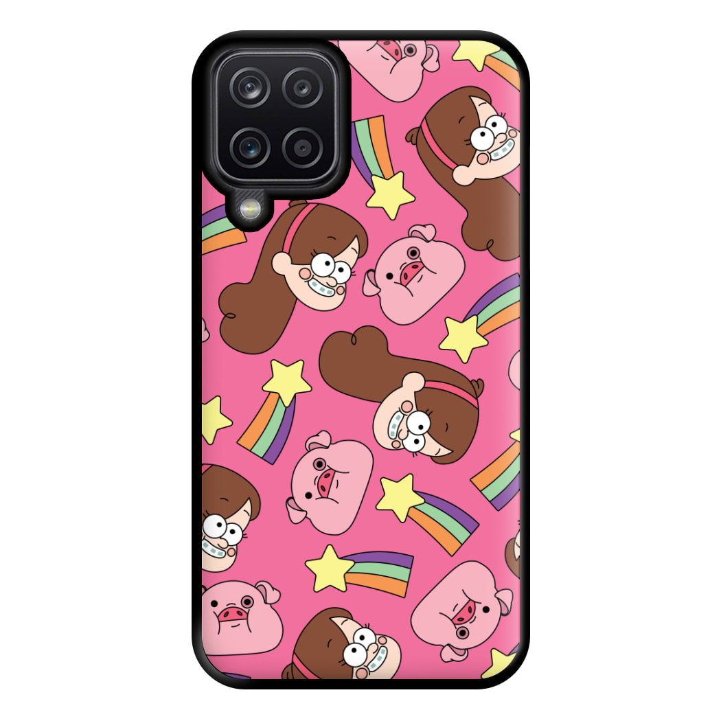 Mabel And Stars Pattern Phone Case for Galaxy A12