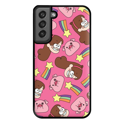 Mabel And Stars Pattern Phone Case for Galaxy S21FE