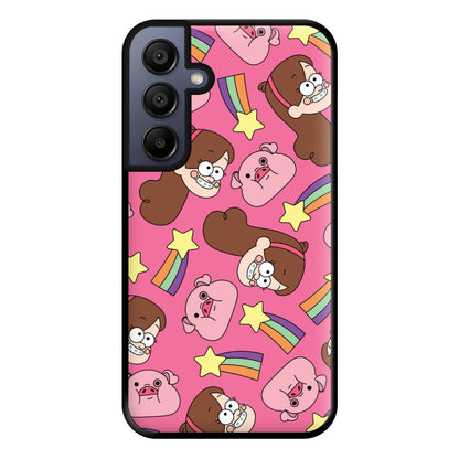 Mabel And Stars Pattern Phone Case for Galaxy A15