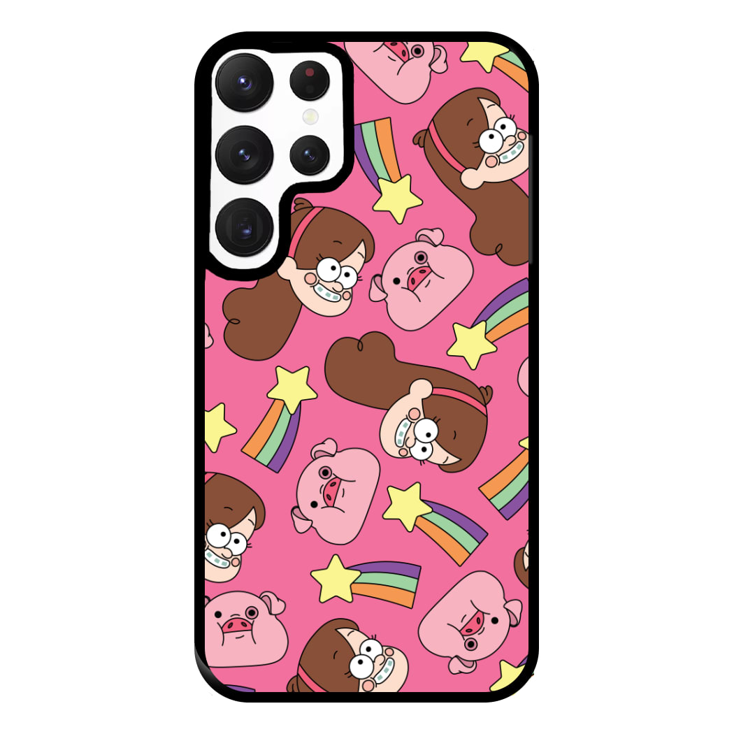 Mabel And Stars Pattern Phone Case for Galaxy S22 Ultra