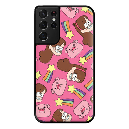 Mabel And Stars Pattern Phone Case for Galaxy S21 Ultra