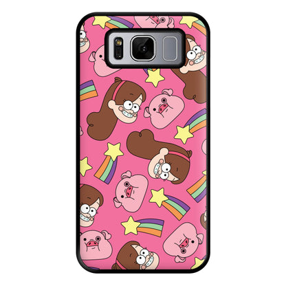 Mabel And Stars Pattern Phone Case for Galaxy S8 Plus