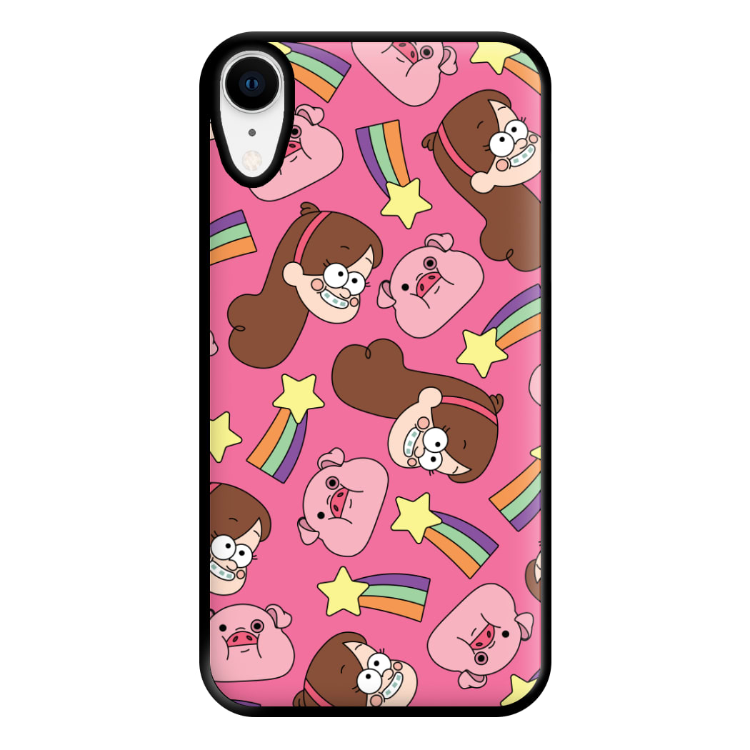 Mabel And Stars Pattern Phone Case for iPhone XR