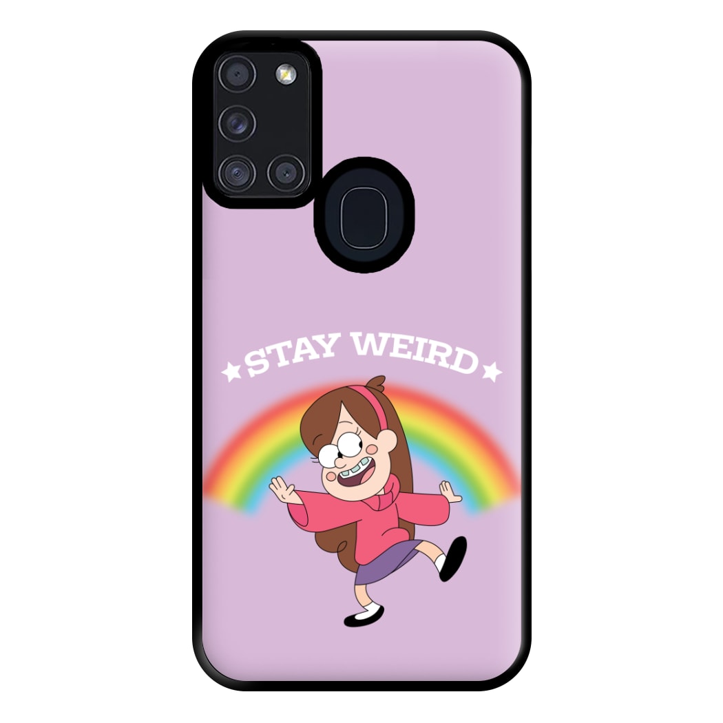 Stay Weird Phone Case for Galaxy A21s