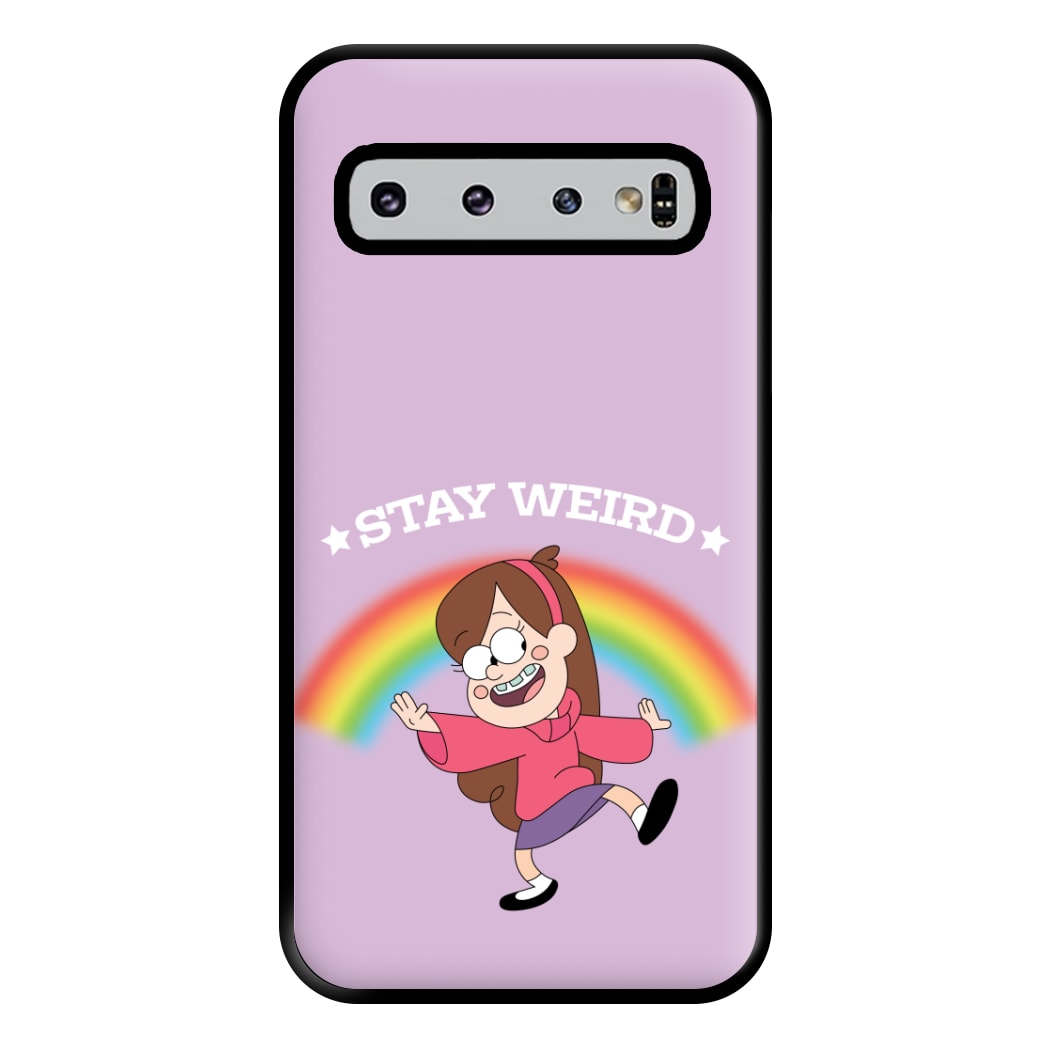 Stay Weird Phone Case for Galaxy S10 Plus