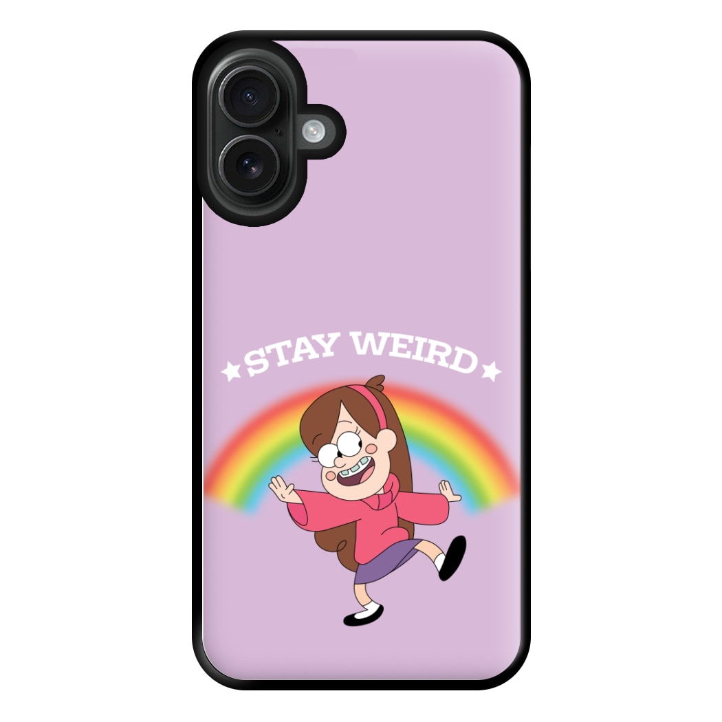 Stay Weird Phone Case for iPhone 16 Plus