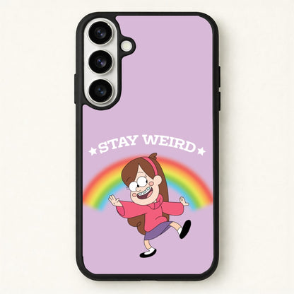 Stay Weird Phone Case for Galaxy S26 Plus