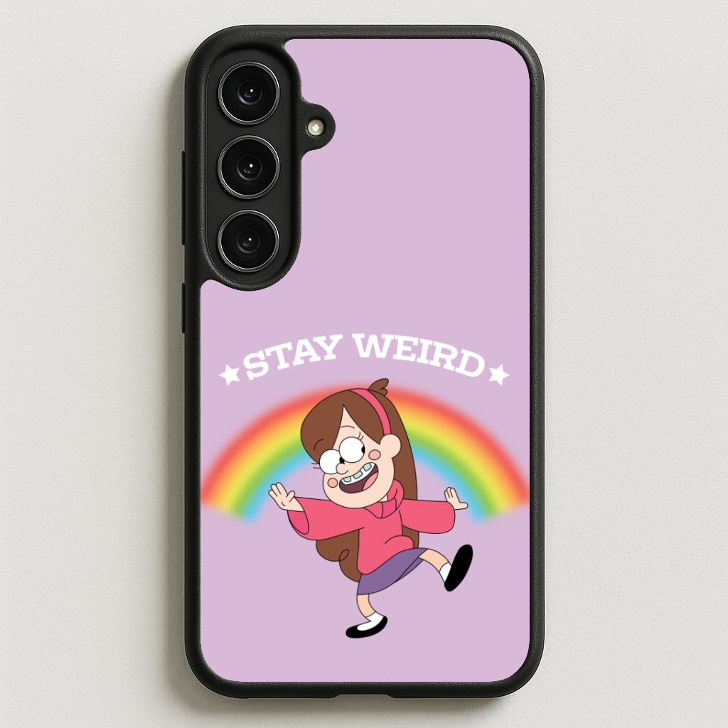 Stay Weird Phone Case for Galaxy S25FE