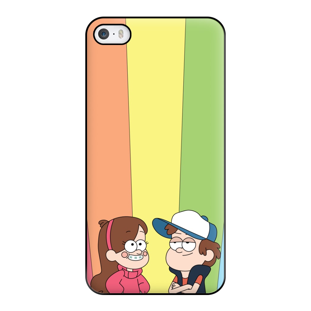 Mabel And Dipper Rainbow Phone Case for iPhone 5 / 5s / SE 2016