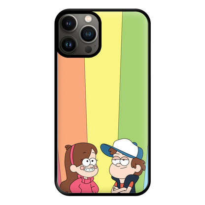 Mabel And Dipper Rainbow Phone Case for iPhone 11 Pro Max