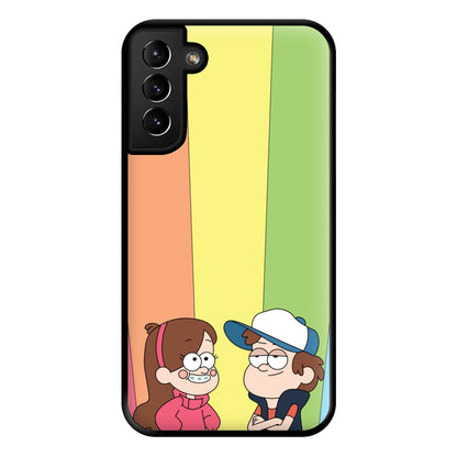 Mabel And Dipper Rainbow Phone Case for Galaxy S21 Plus