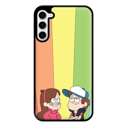 Mabel And Dipper Rainbow Phone Case for Galaxy S23 Plus