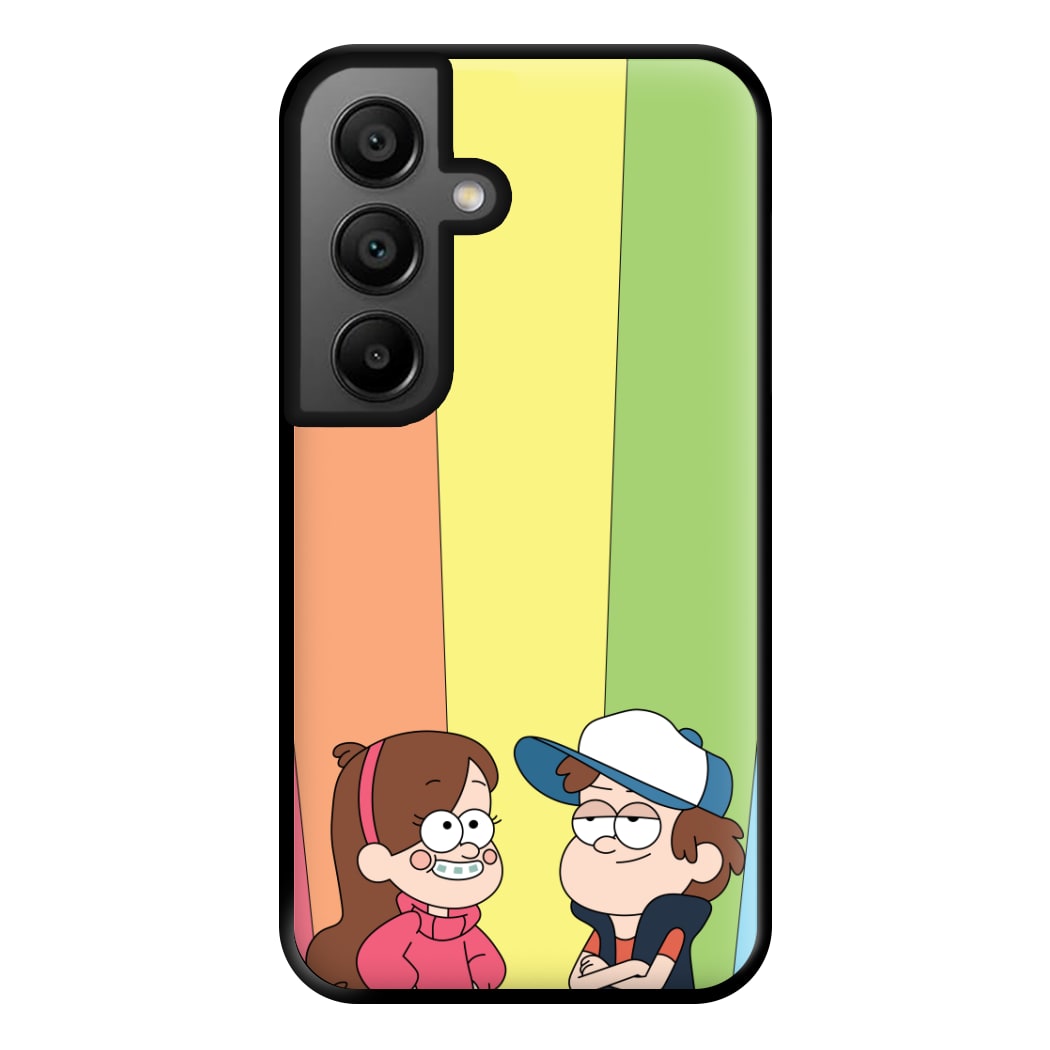 Mabel And Dipper Rainbow Phone Case for Google Pixel 8