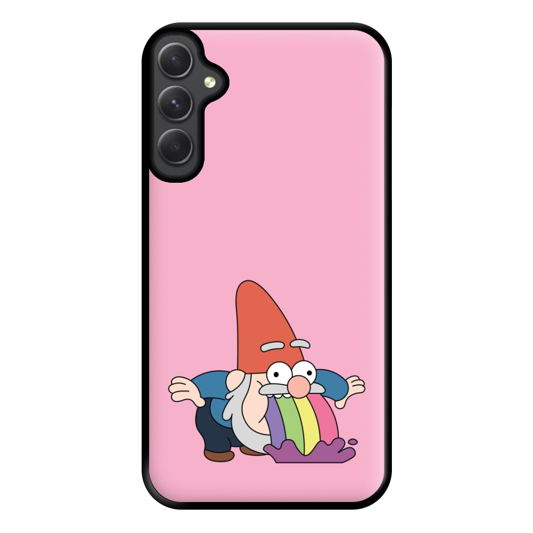 Garden Gnome Rainbow Phone Case for Galaxy A54