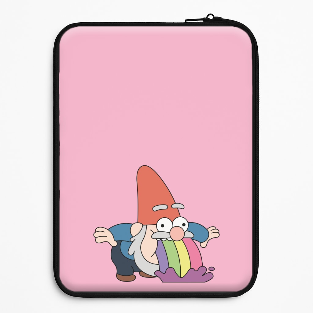 Garden Gnome Rainbow Laptop Sleeve