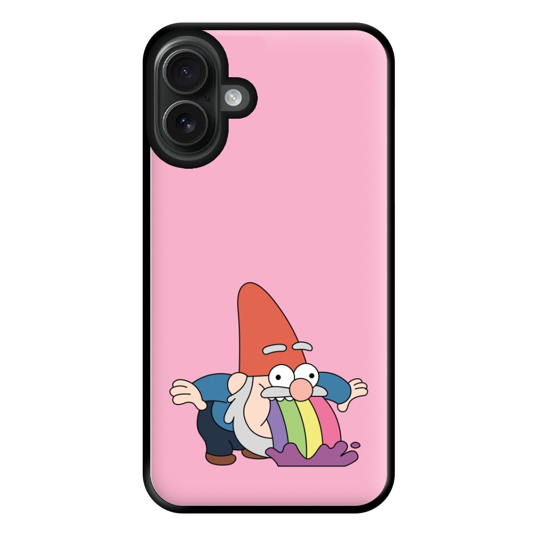 Garden Gnome Rainbow Phone Case for iPhone 16 Plus