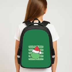 Green Creature Christmas Backpack