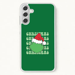 Green Creature Christmas Phone Case for Galaxy A17