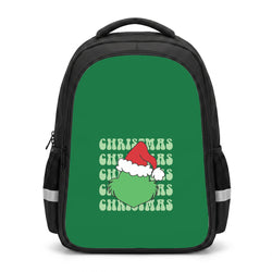 Green Creature Christmas Backpack