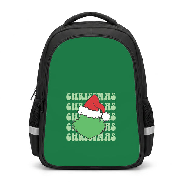 Green Creature Christmas Backpack